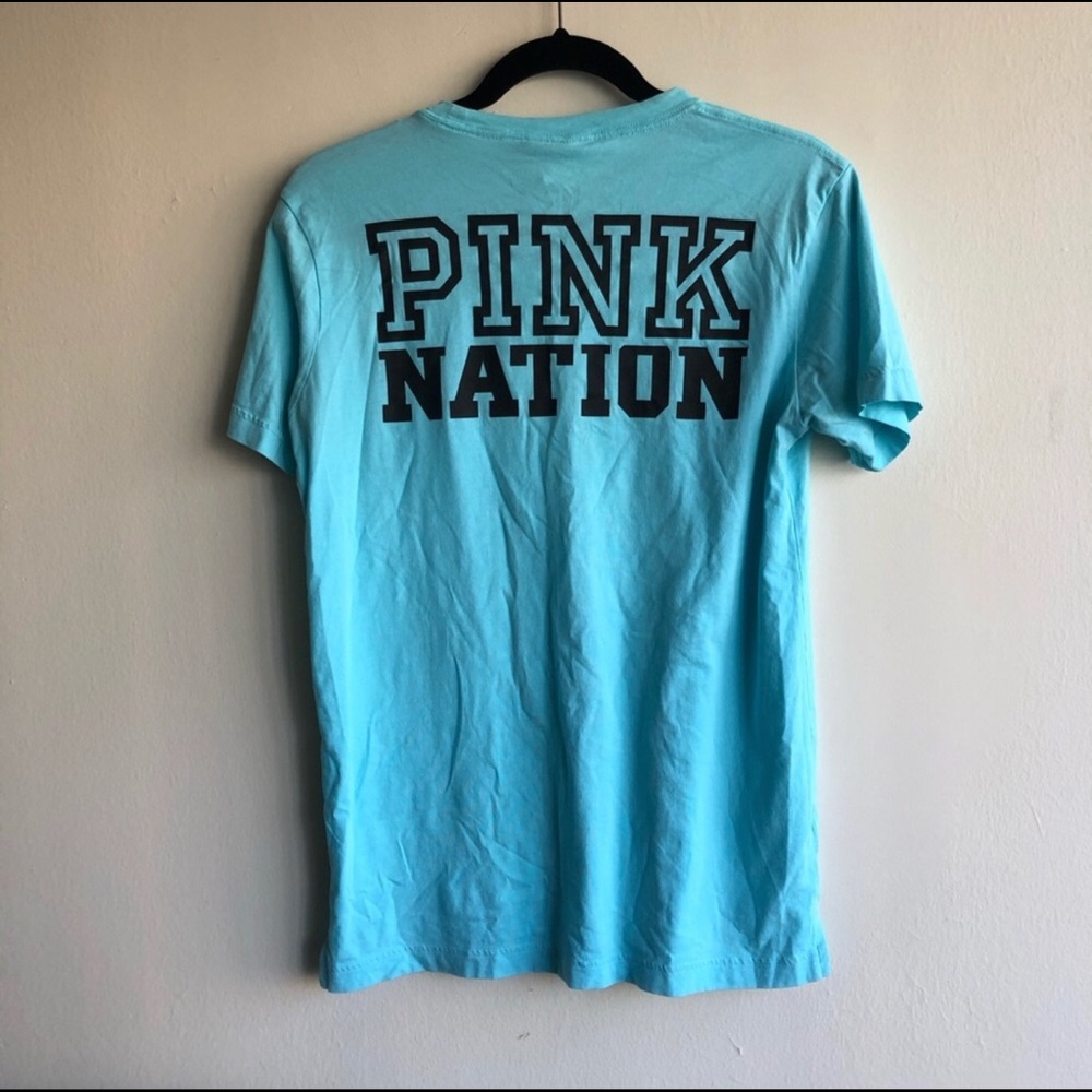 VS PINK Pink Nation Dog Tee Shirt - Picture 2 of 6